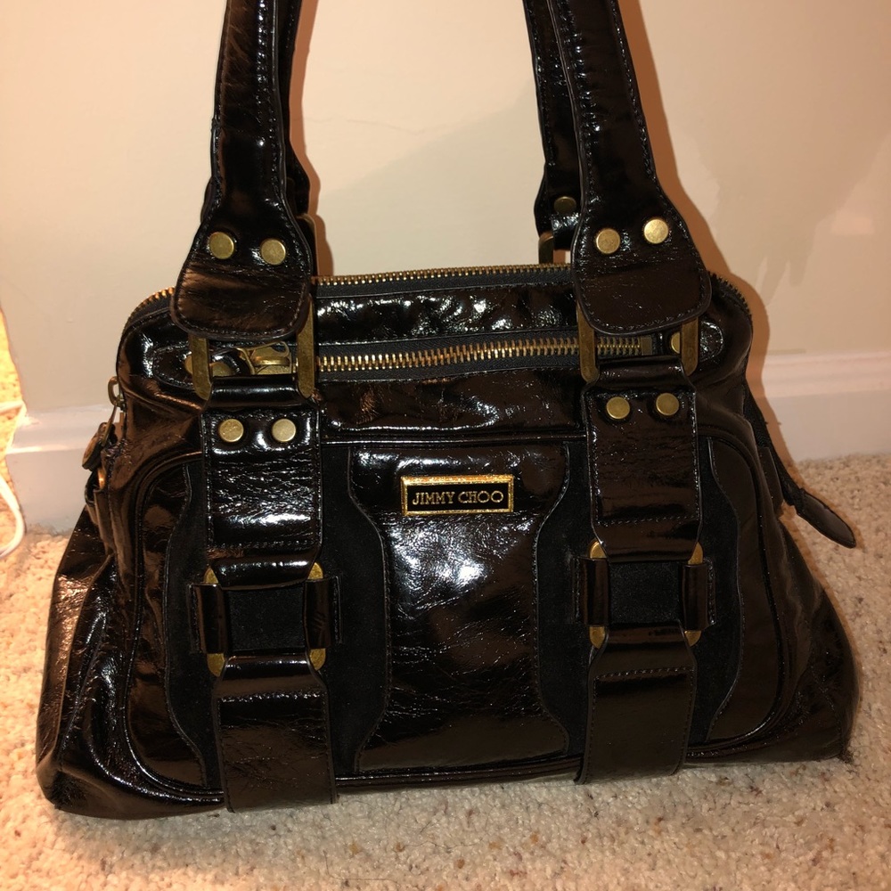 Jimmy Choo Mahala Bag in Black